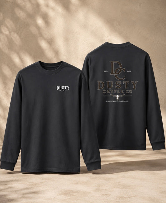 Crew neck long sleeve shirt